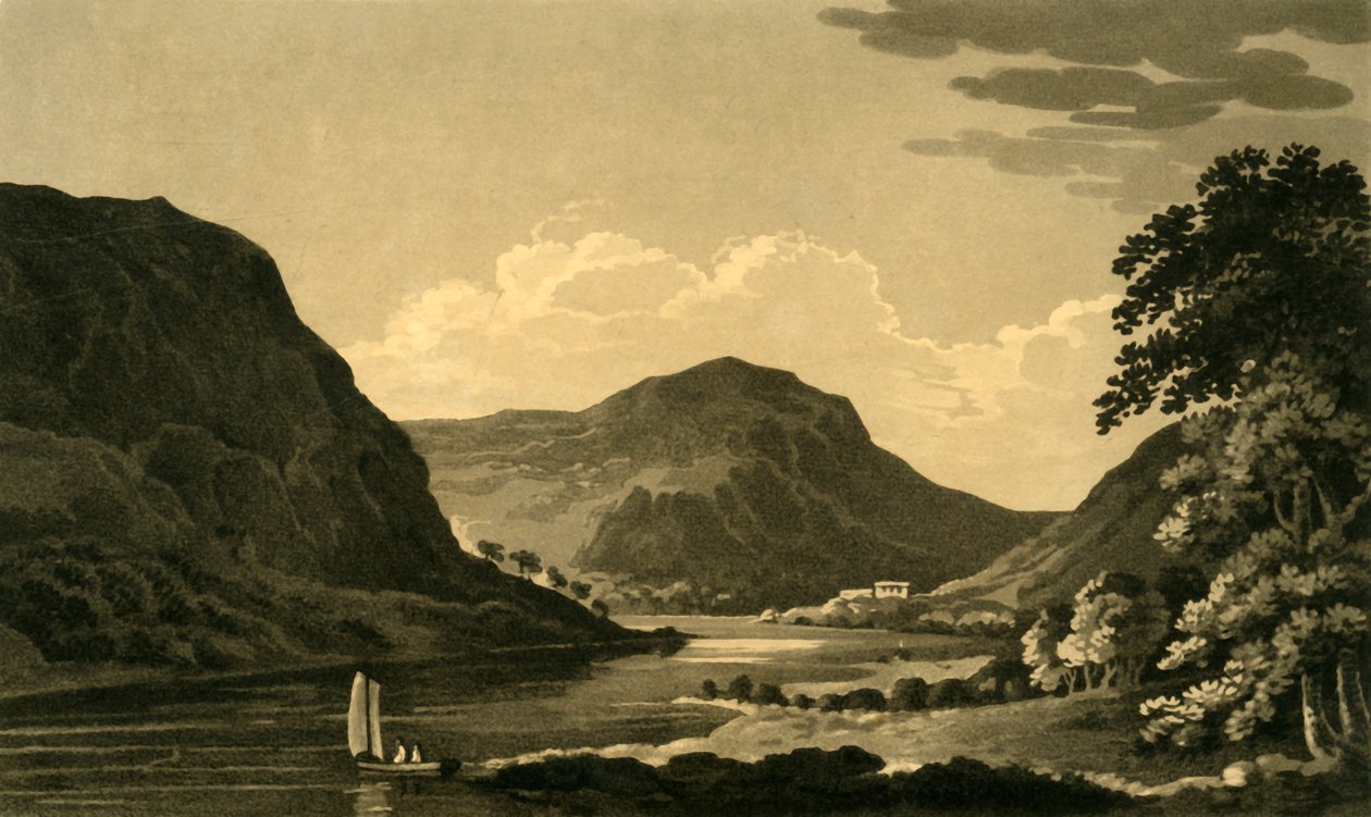 Loch-Lubnaig, East-End, 1802. af Unbekannt