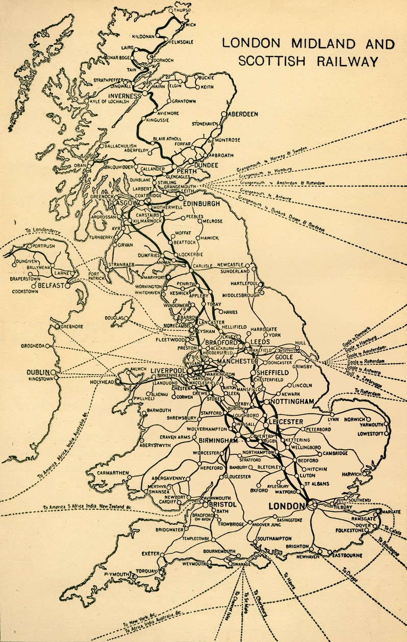 London Midland og Scottish Railway, 1930. af Unbekannt