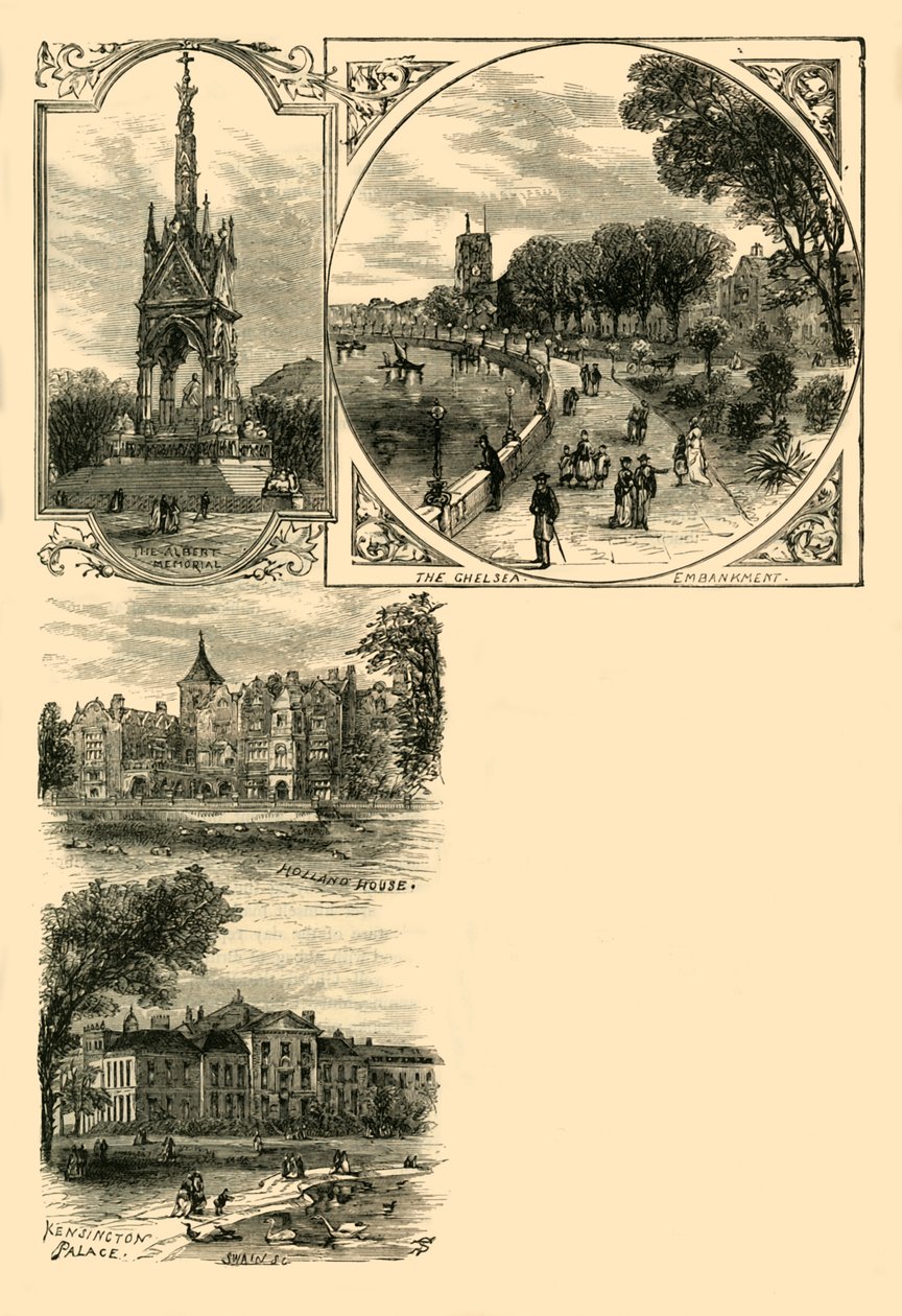 London. De vestlige forstæder, c1876. af Unbekannt