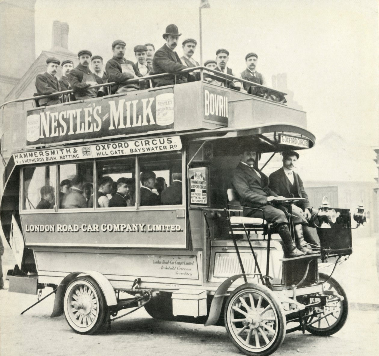 London dampbus, c1900, 1947. af Unbekannt