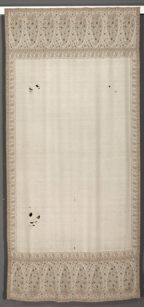 Langt sjal, ca. 1815. af Unbekannt