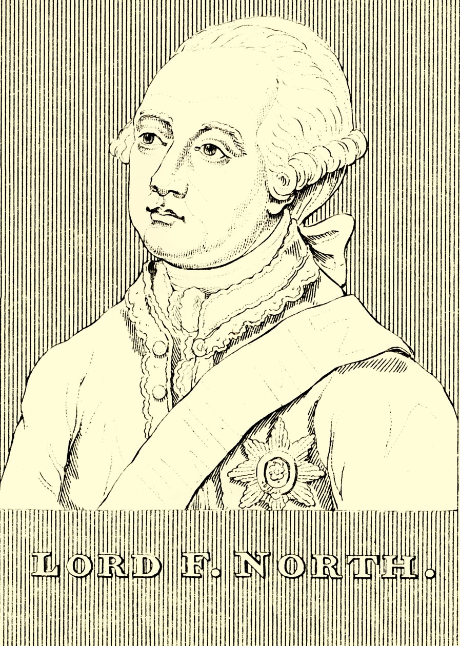 Lord F. North, 1732-1792, 1830. af Unbekannt