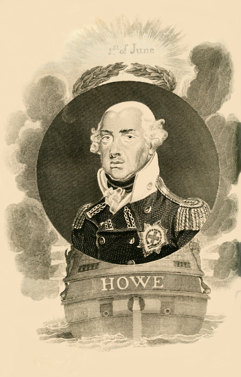 Lord Howe, 1726-1799, 1816. af Unbekannt