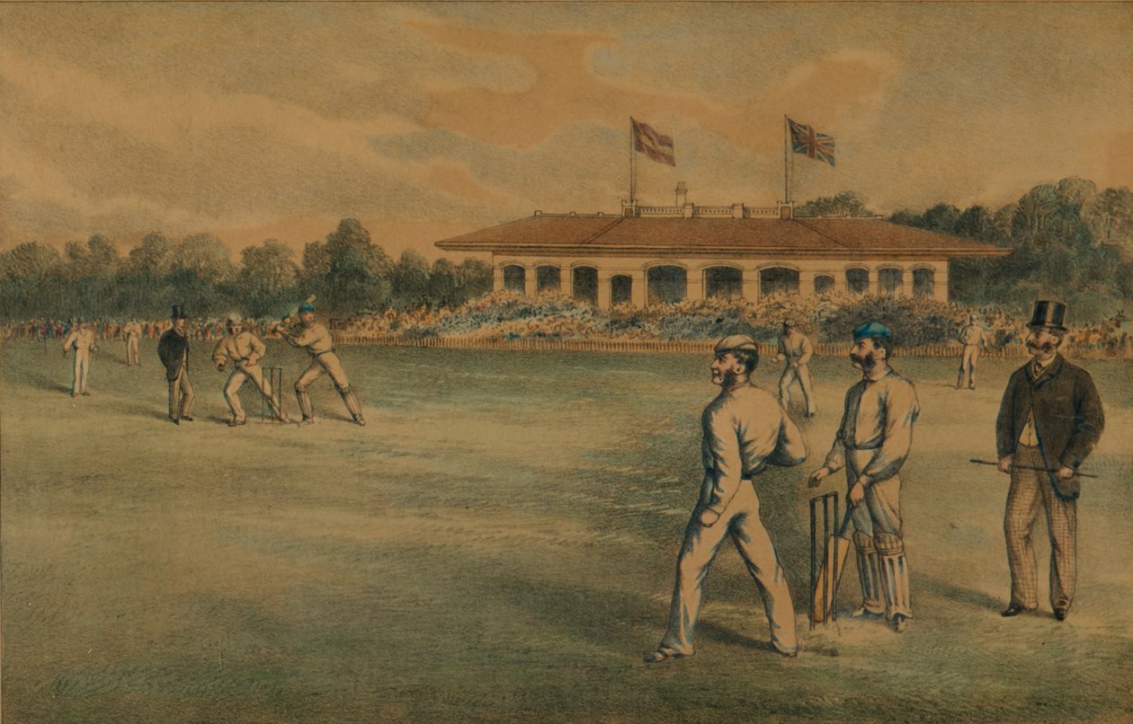 Lords Cricket Ground, 1800-tallet. af Unbekannt