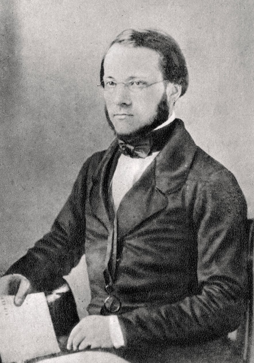 Louis Pasteur, fransk kemiker og mikrobiolog, 1852 af Unbekannt