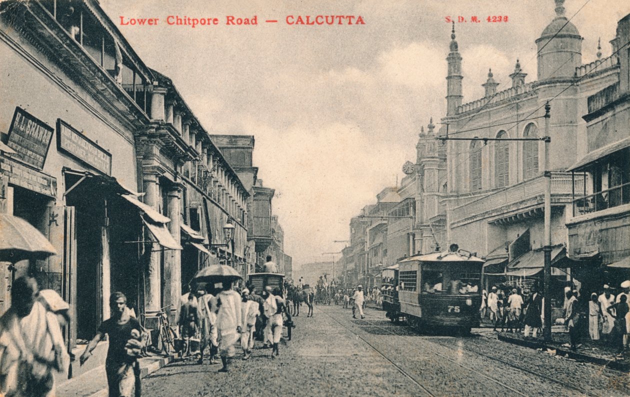 Lower Chitpore Road - Calcutta, c1910 af Unbekannt