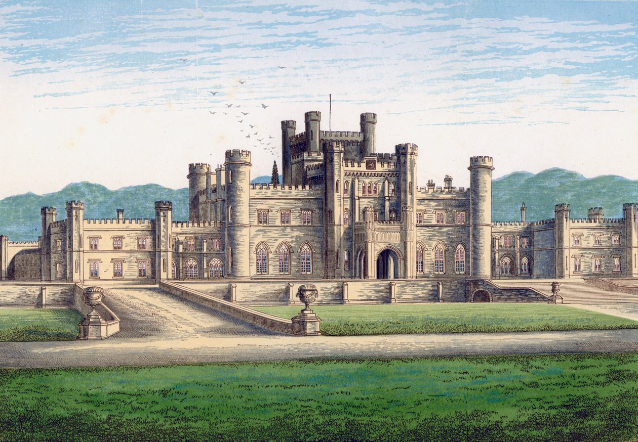 Lowther Castle, Cumbria, slutningen af det 19. århundrede af Unbekannt