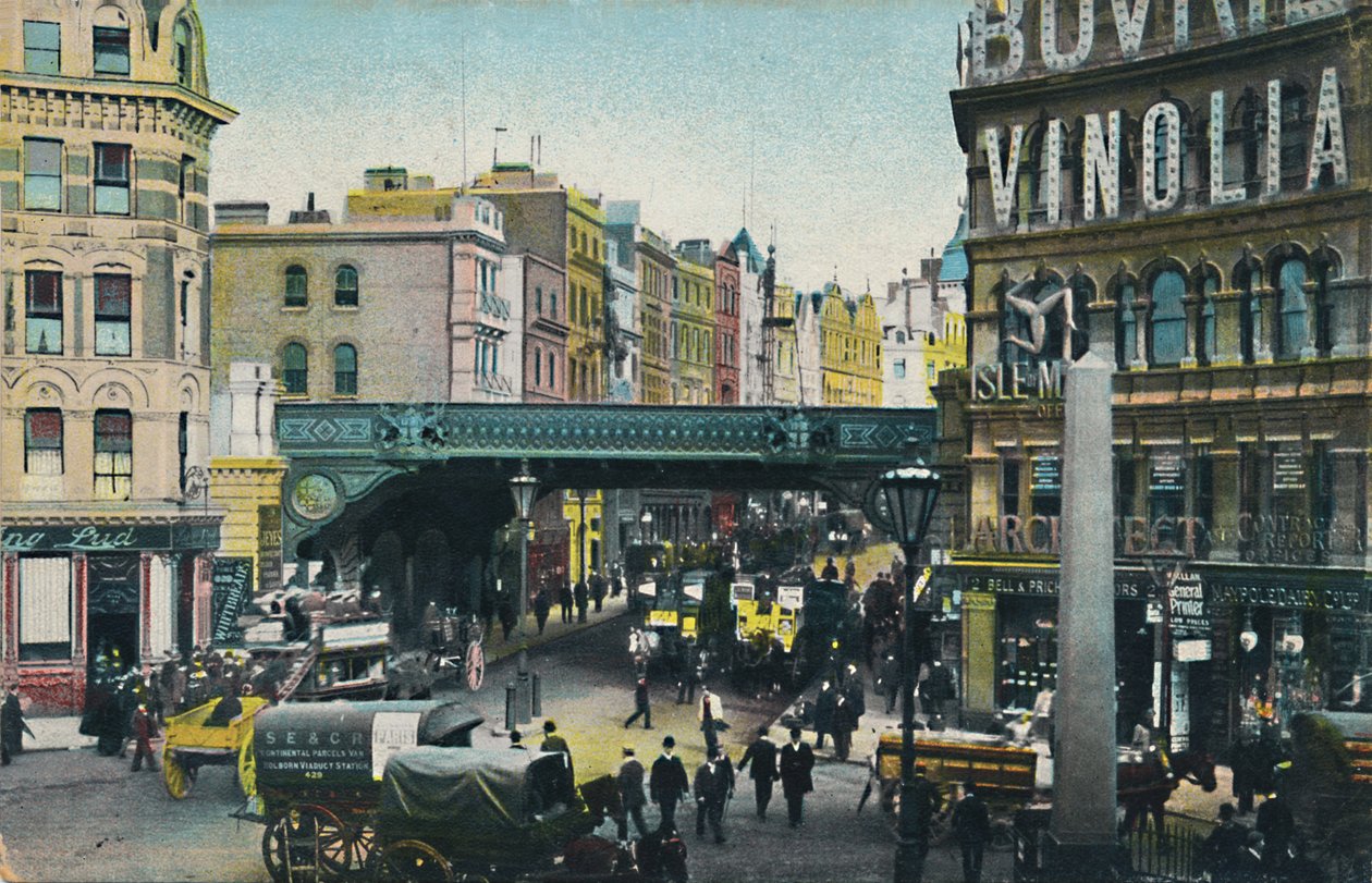Ludgate Hill, London, 1904. af Unbekannt