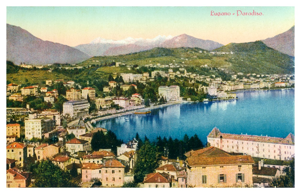 Lugano, Schweiz, 20. århundrede af Unbekannt