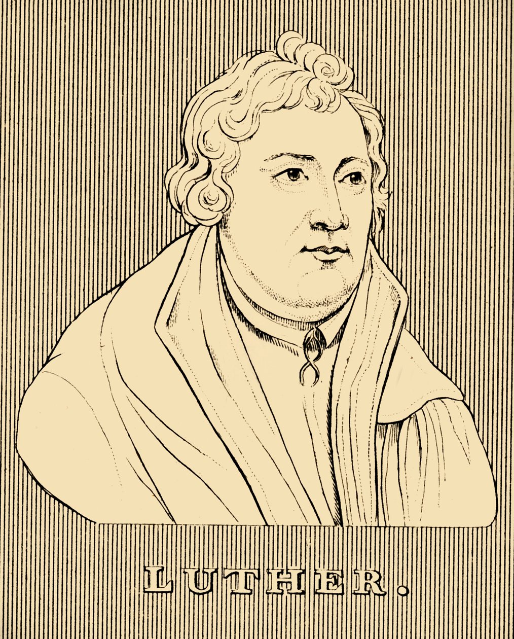 Luther, 1483-1546, 1830. af Unbekannt