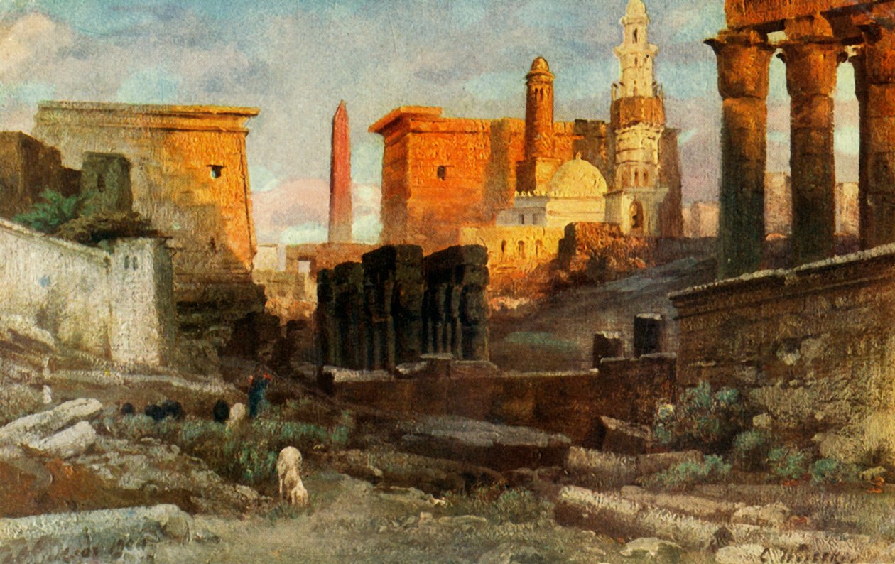 Luxor. Templer, c1918-c1939. af Unbekannt