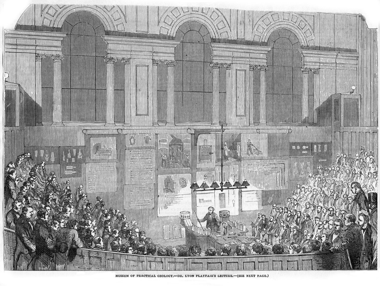 Lyon Playfair, skotsk kemiker og politiker, foredrag, 1852 af Unbekannt