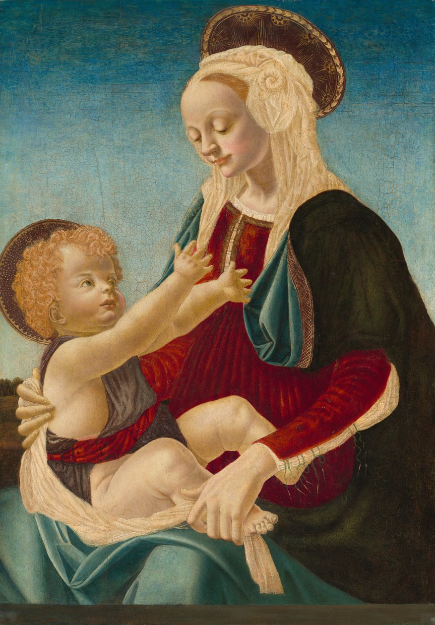 Madonna og barn, ca. 14701480. af Unbekannt