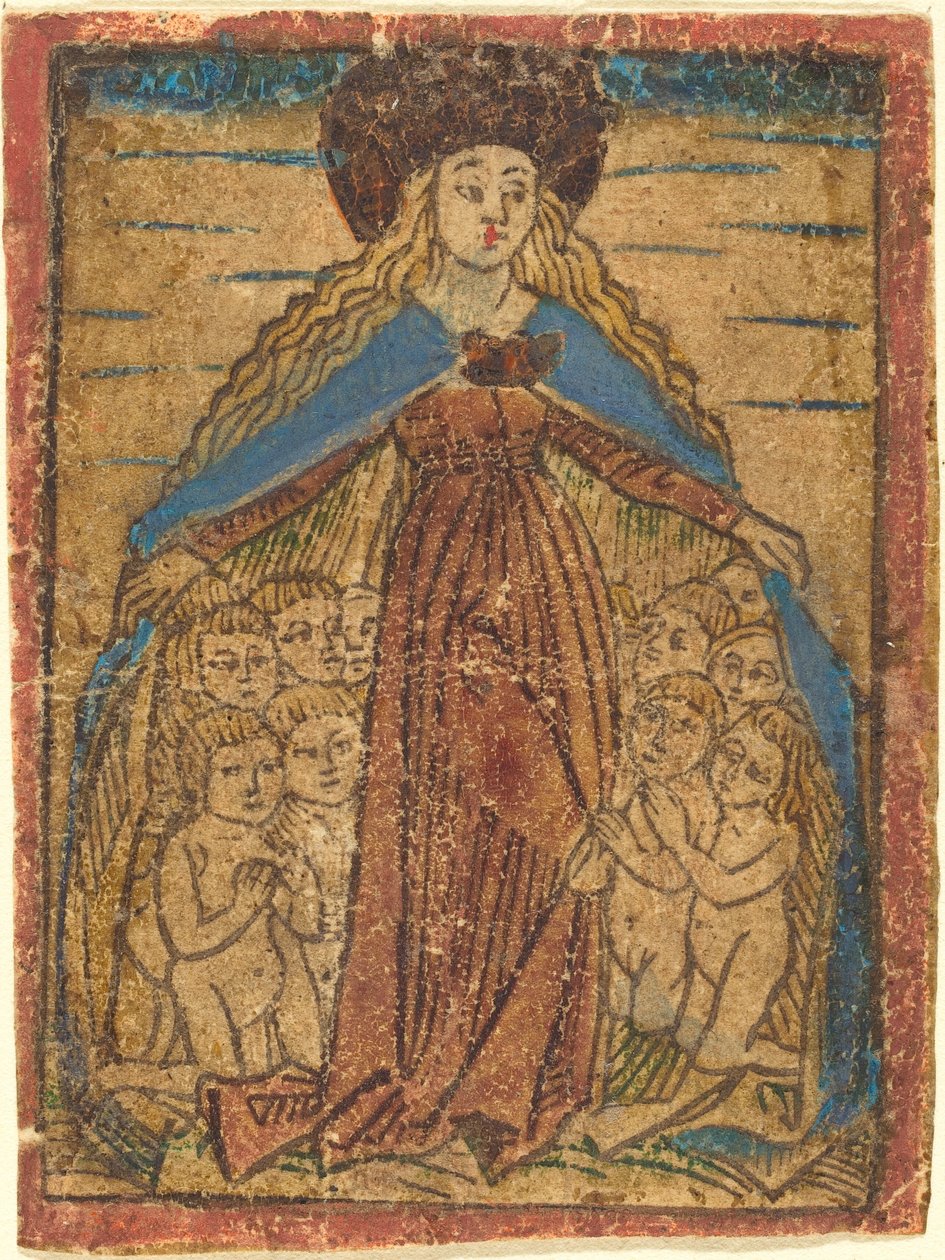 Madonna som beskytter, ca. 14701480. af Unbekannt