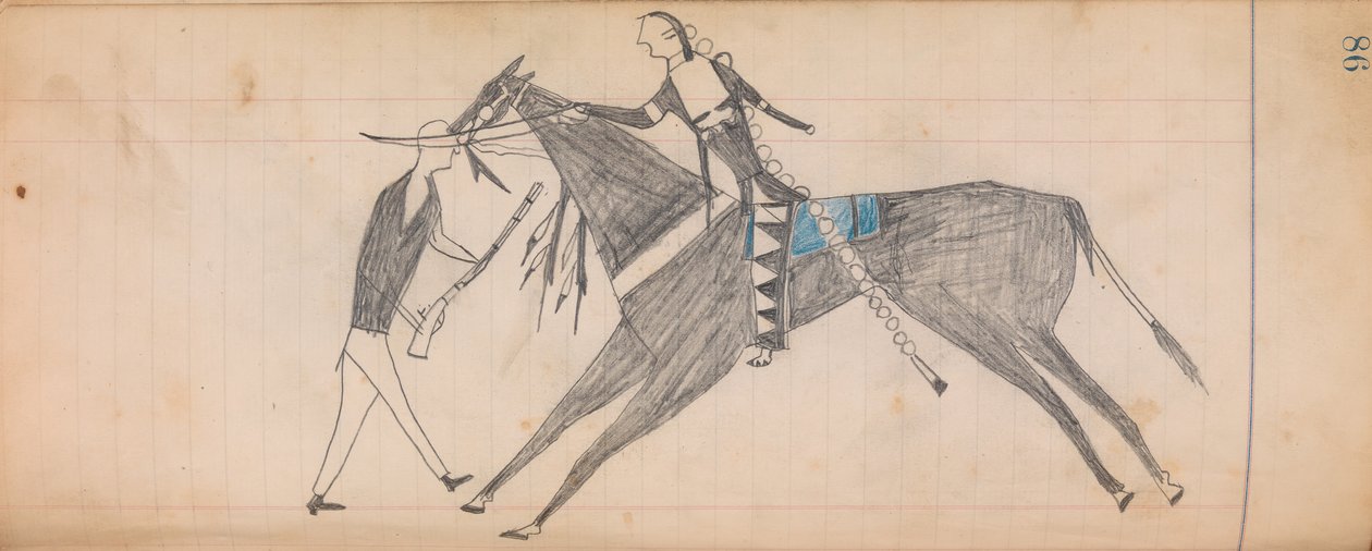 Maffet Ledger: Tegning, ca. 1874-81. af Unbekannt