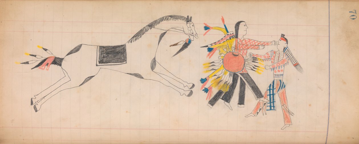Maffet Ledger: Tegning, ca. 1874-81. af Unbekannt