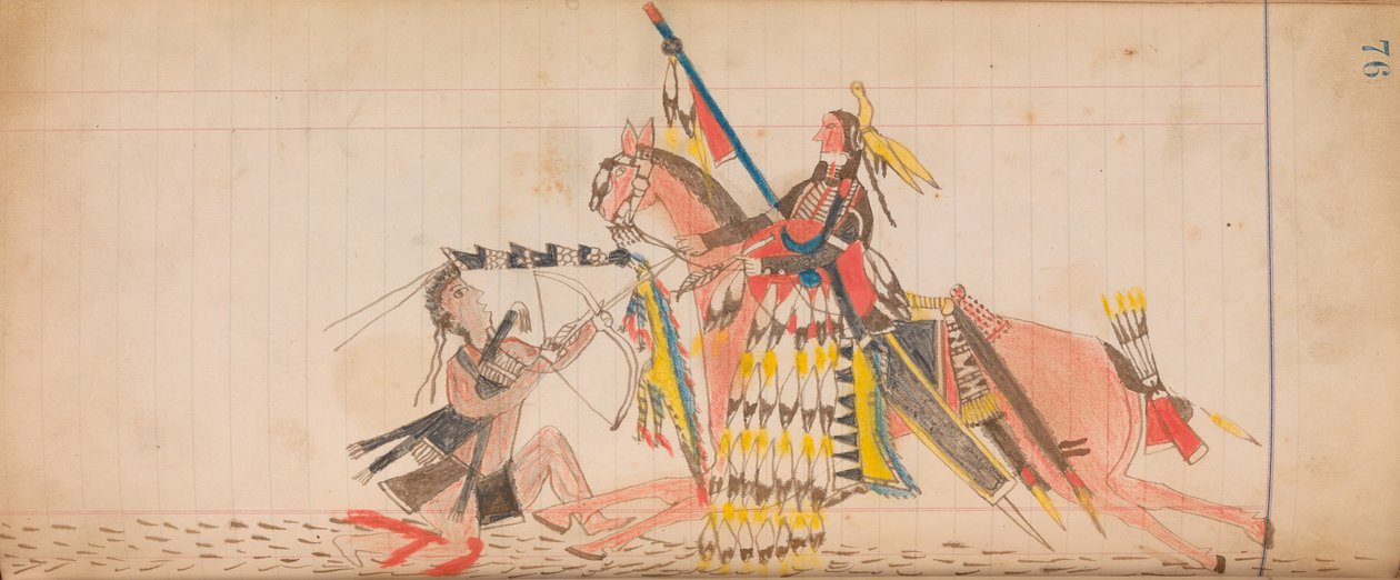Maffet Ledger: Tegning, ca. 1874-81. af Unbekannt