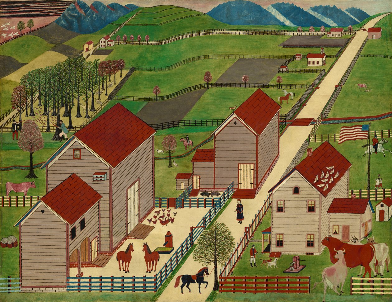 Mahantango Valley Farm, slutningen af det 19. århundrede. af Unbekannt