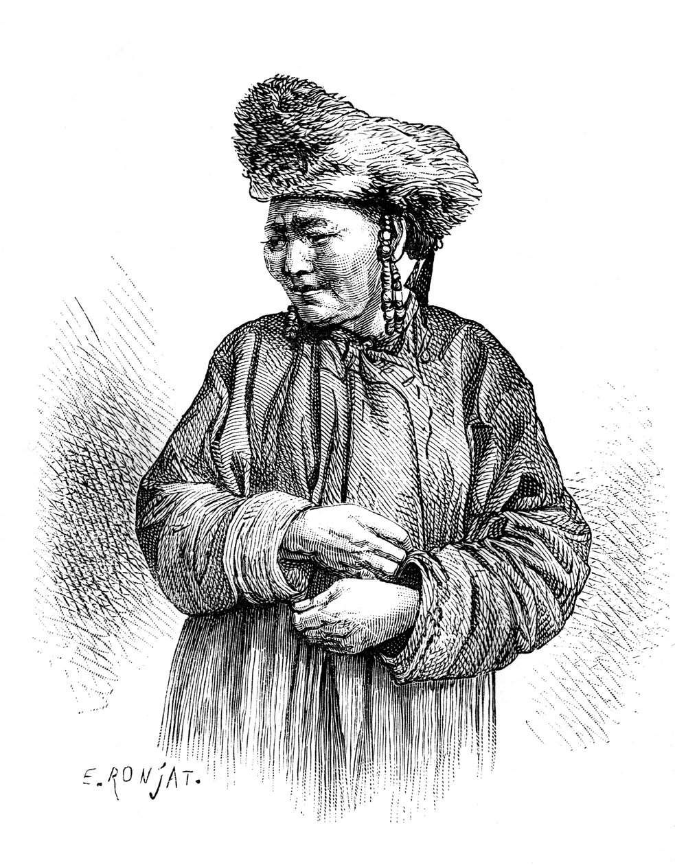 Manchu kvinde, c1890 af Unbekannt