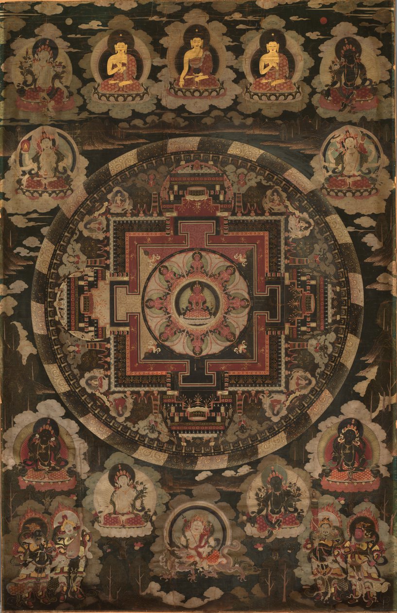 Mandala, begyndelsen af det 18. århundrede. af Unbekannt