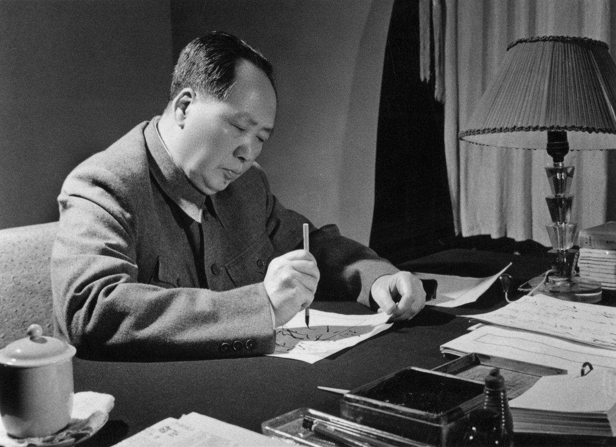 Mao Zedong, kinesisk kommunistisk revolutionær og leder, c1950