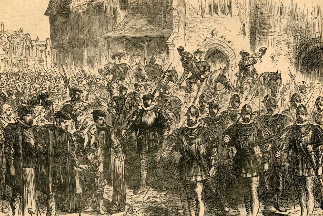 Bueskytternes marts, 1897. af Unbekannt