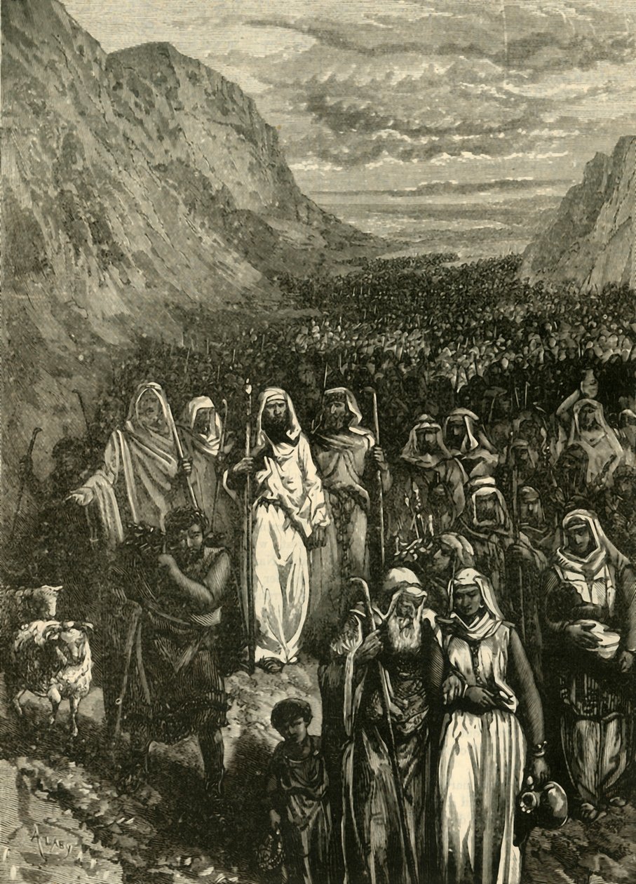 Israelitternes marts, 1890. af Unbekannt