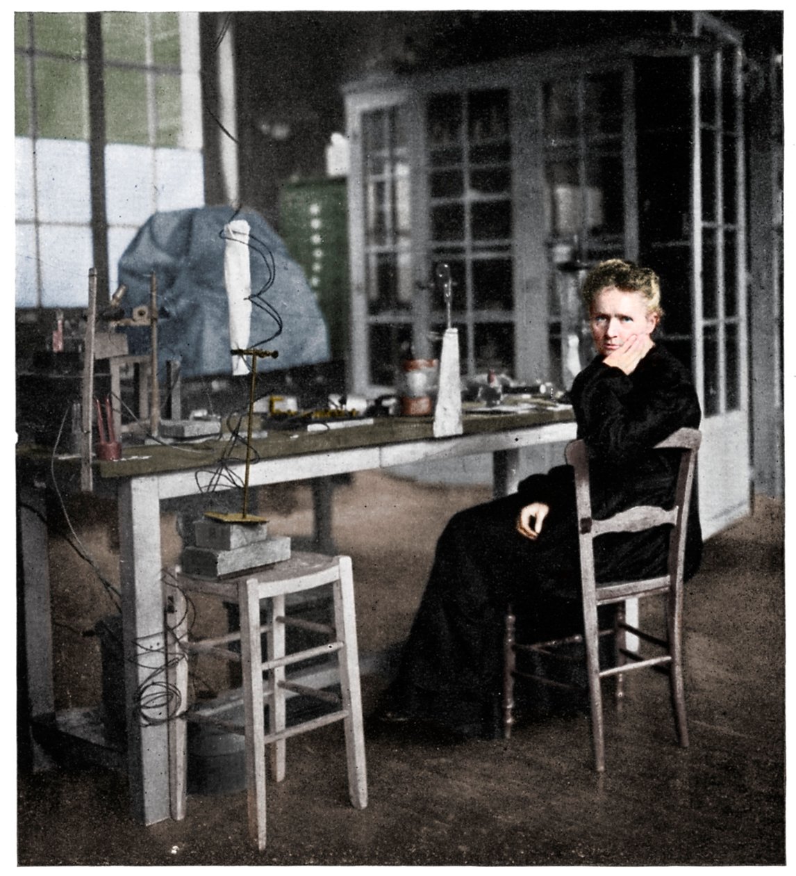 Marie Curie, polskfødt fransk fysiker, c1920. af Unbekannt