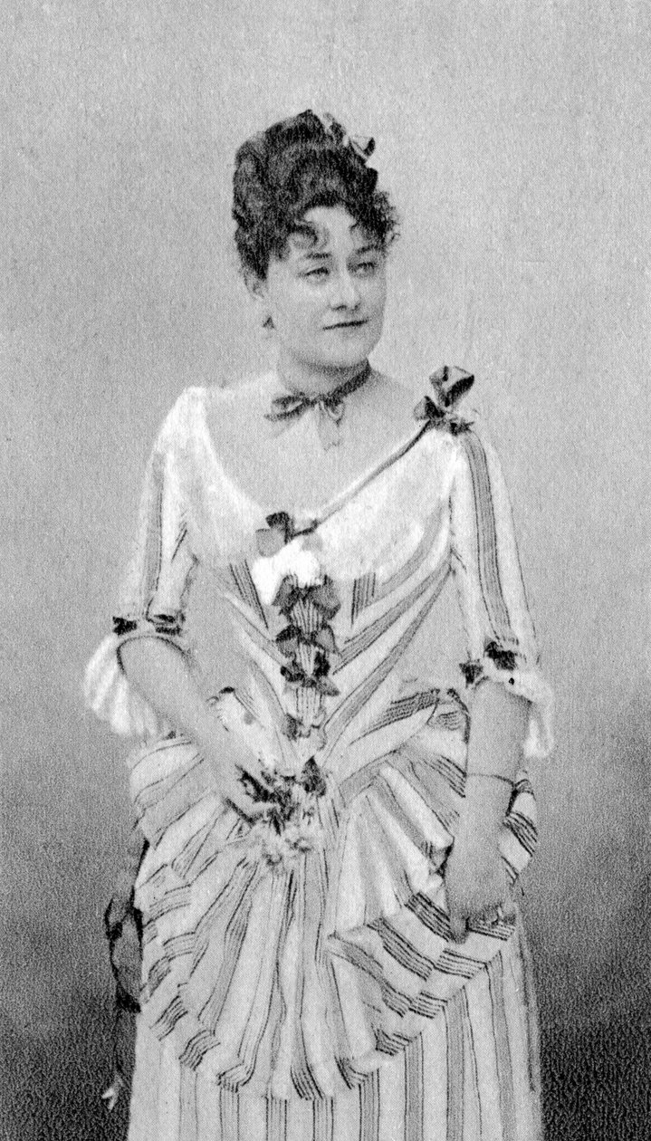 Marie Grisier Montbazon, fransk mezzosopran og skuespillerinde, 1877 af Unbekannt