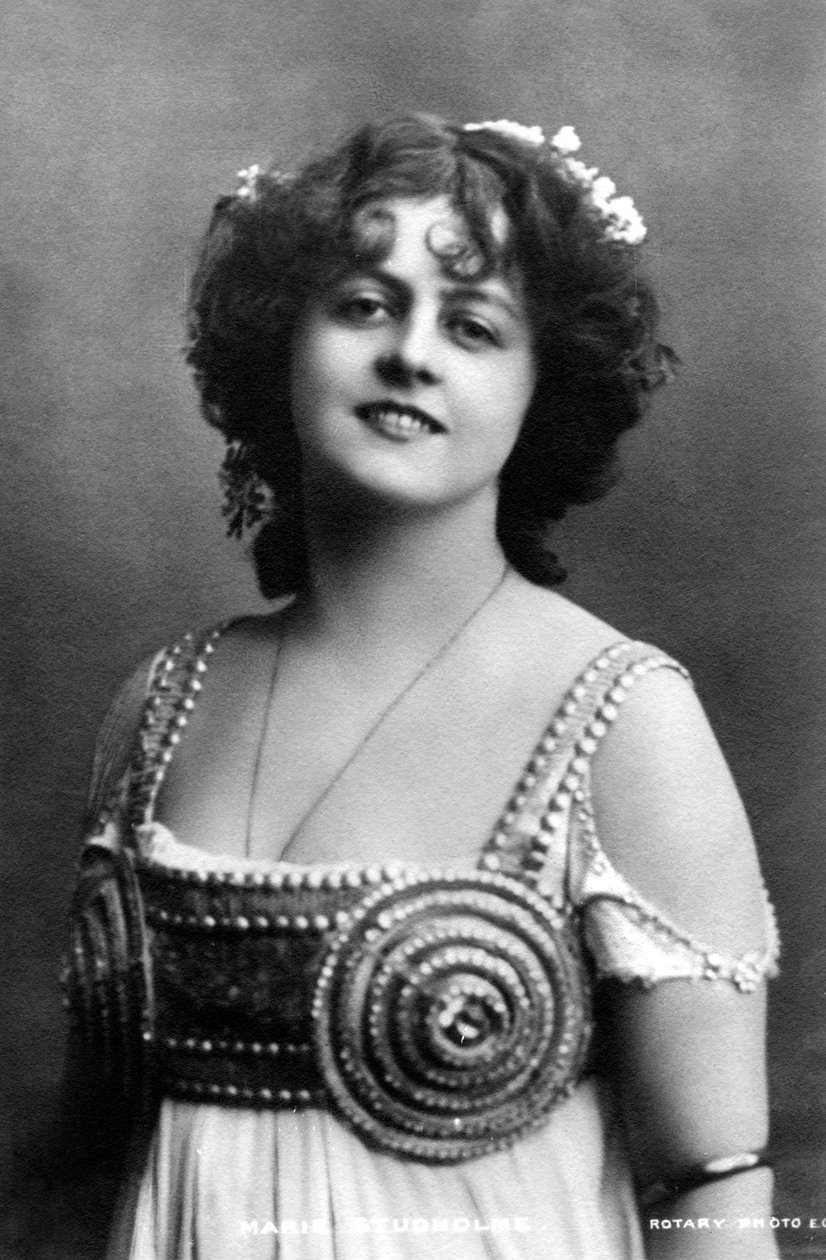 Marie Studholme 1875-1930, engelsk skuespillerinde, 1900-tallet af Unbekannt