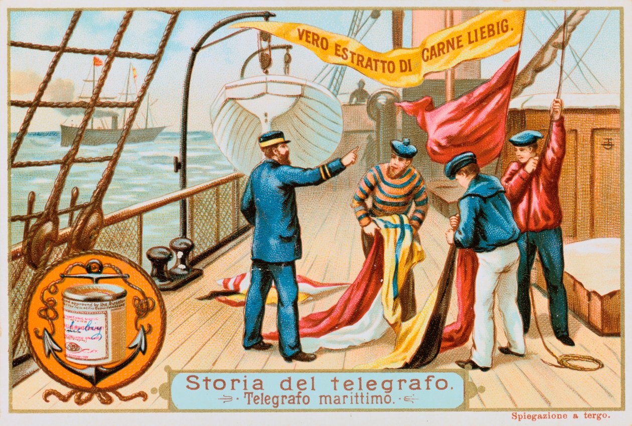 Maritim Telegraf, c1900. af Unbekannt