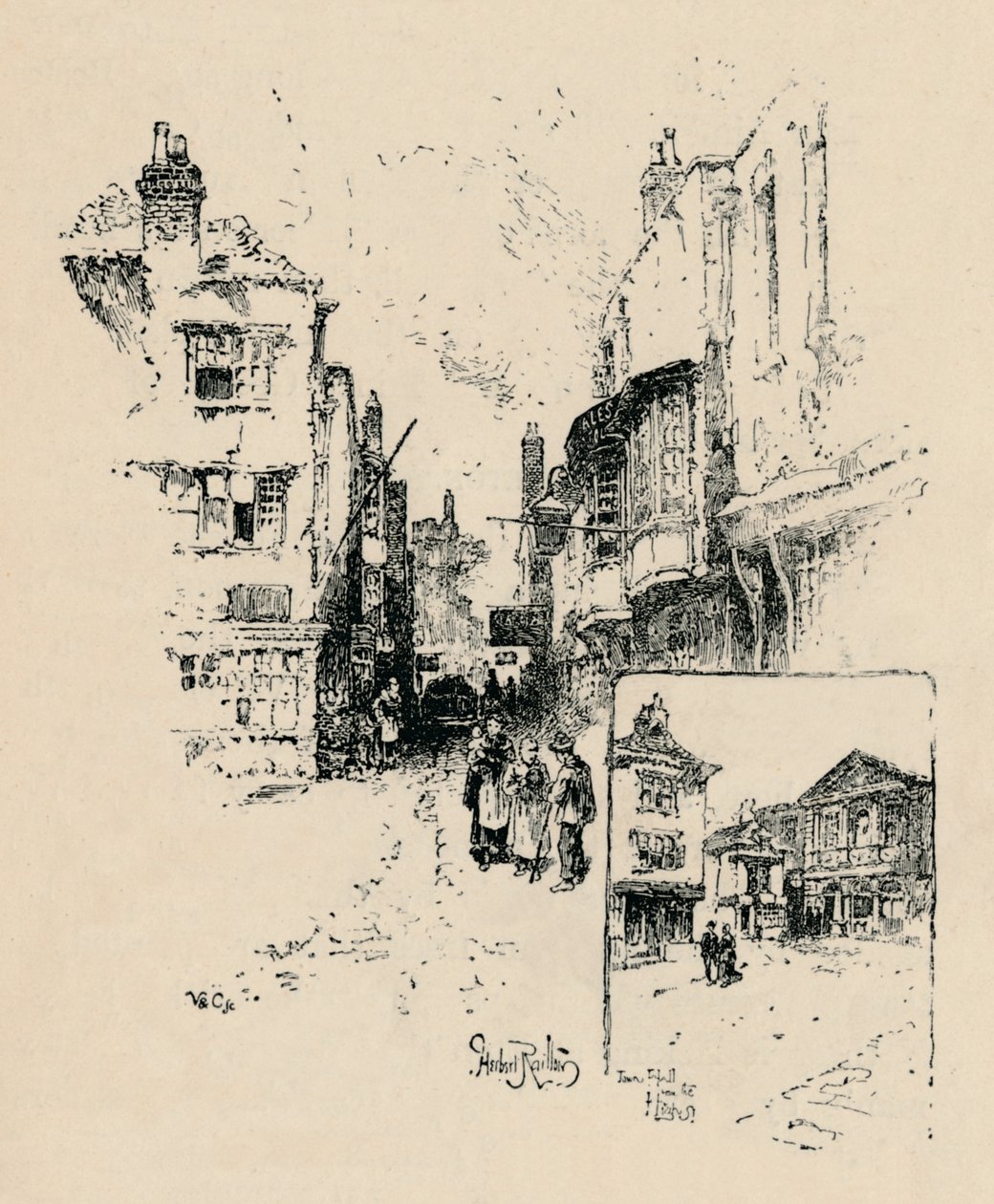 Market Street, Windsor, 1895 af Unbekannt