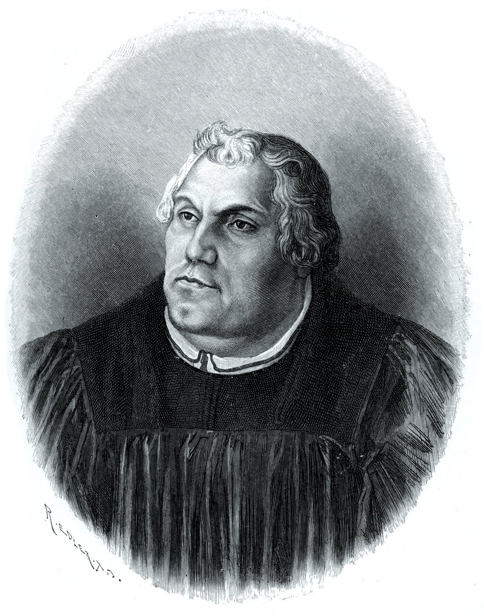 Martin Luther, protestantisk kirkereformator, 1903 af Unbekannt