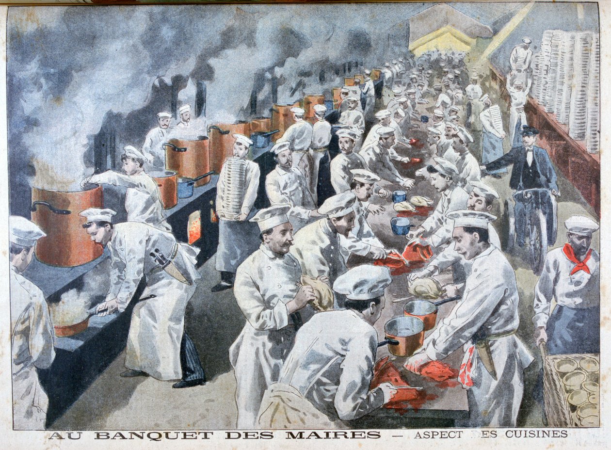 Majors Banket, Paris, 1900 af Unbekannt