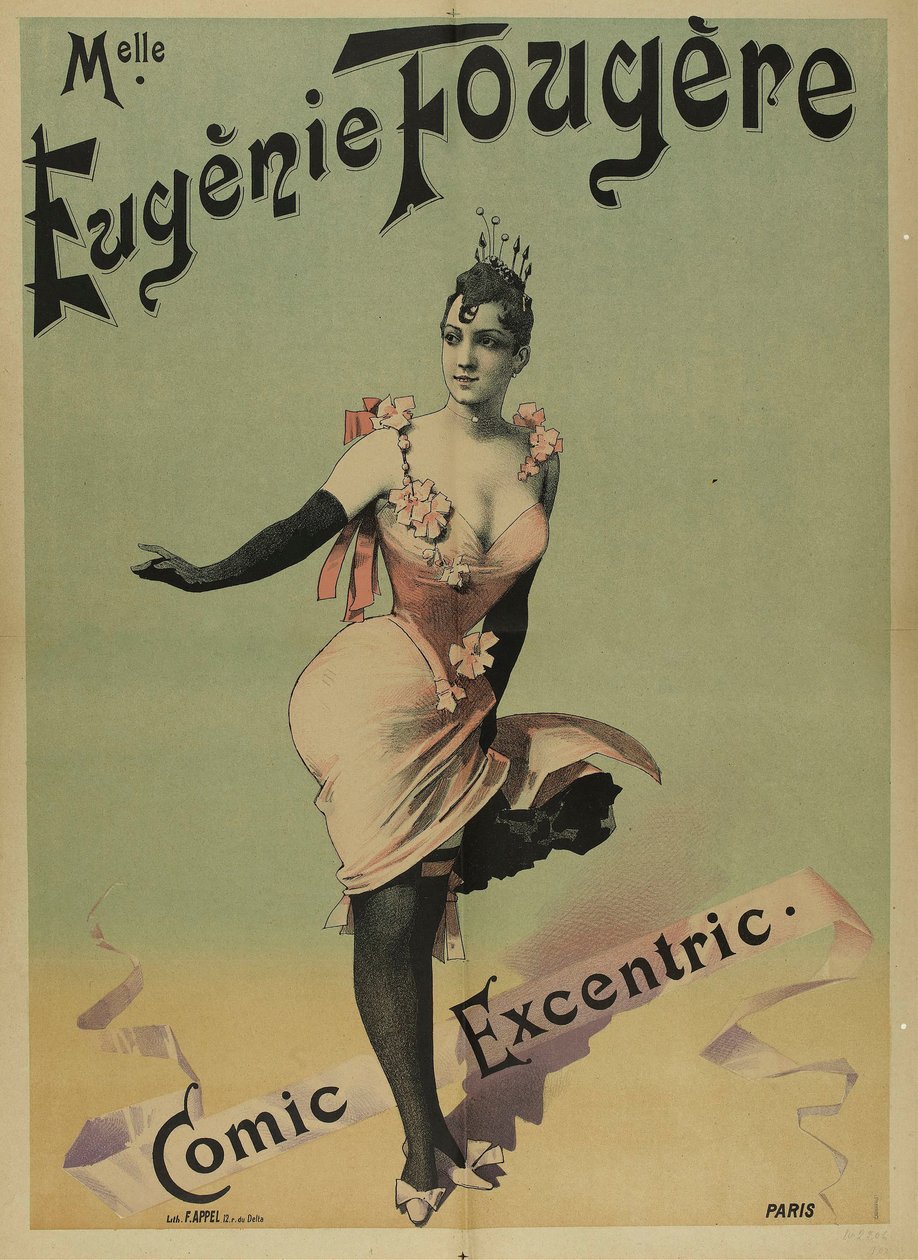 Melle Eugenie Fern, ca. 1890. af Unbekannt