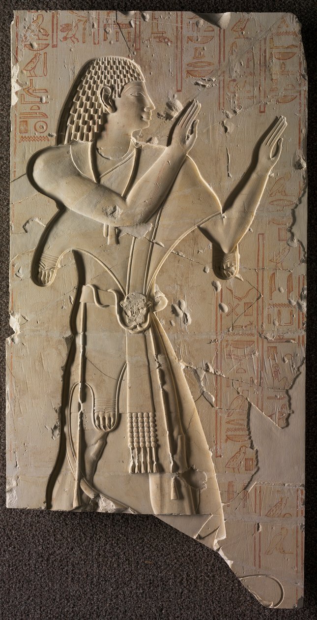 Mentuemhat i kirkelig dragt, ca. 667-647 f.Kr. af Unbekannt