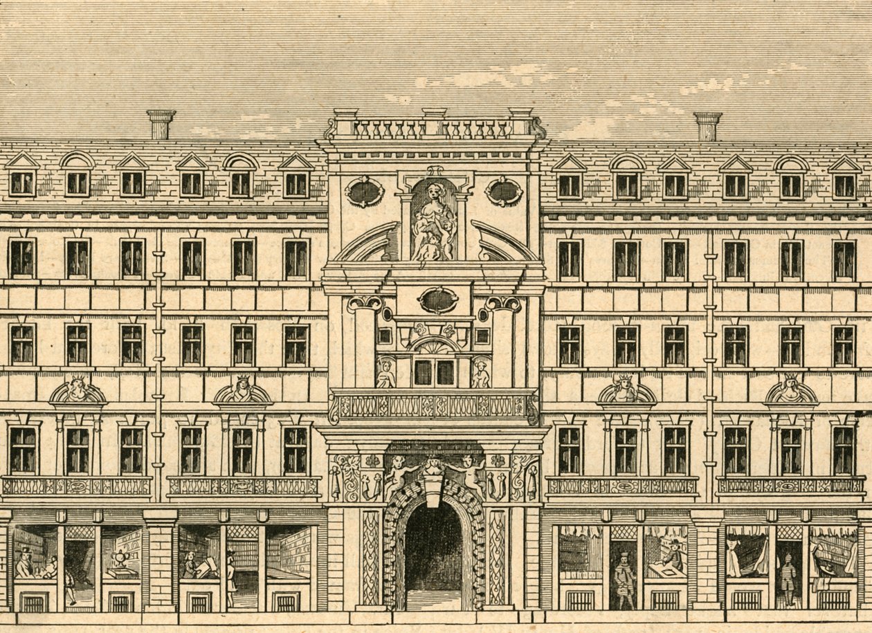 Mercers Chapel, som genopbygget efter branden, 1897. af Unbekannt