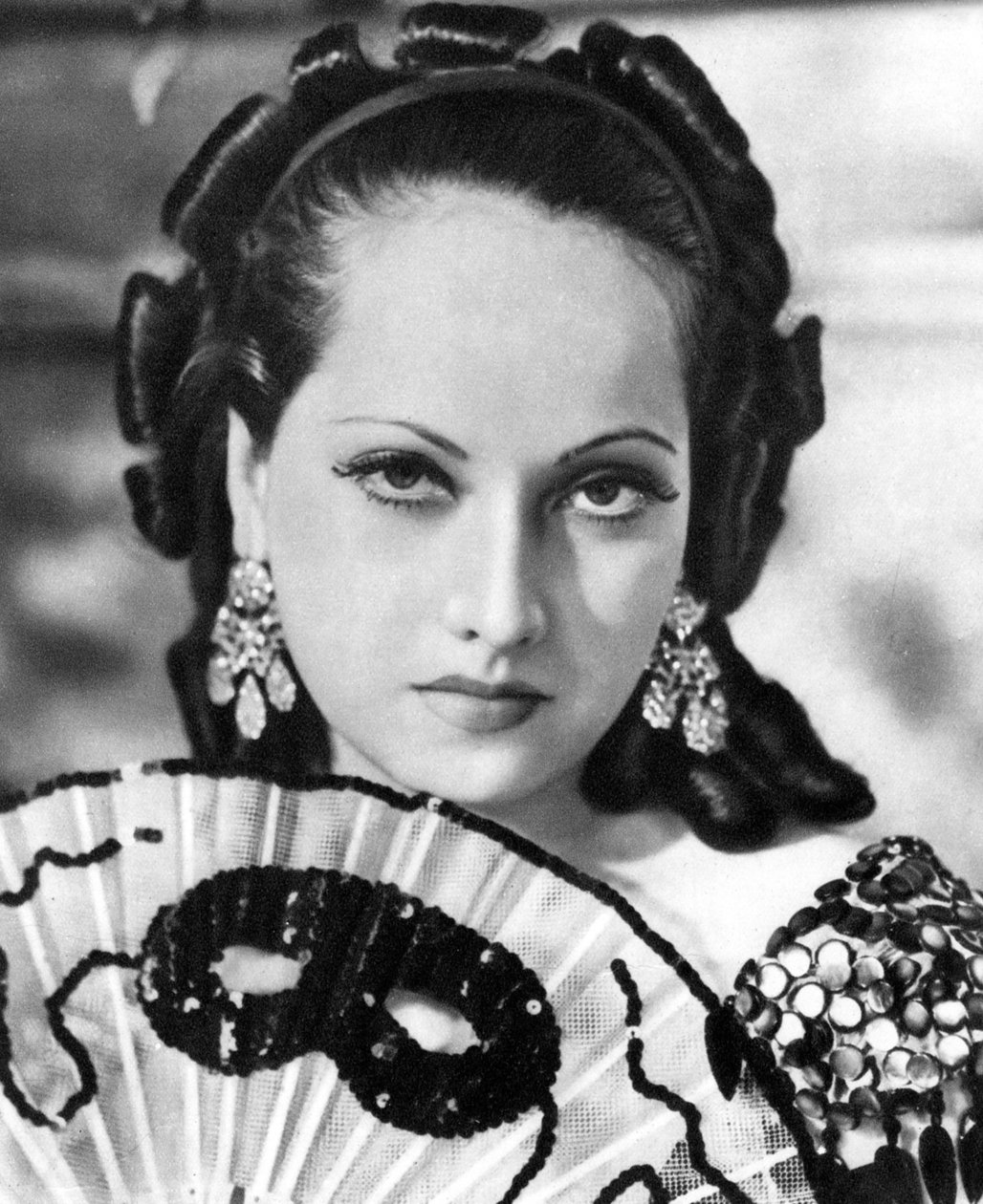 Merle Oberon, britisk filmskuespillerinde, 1934-1935 af Unbekannt
