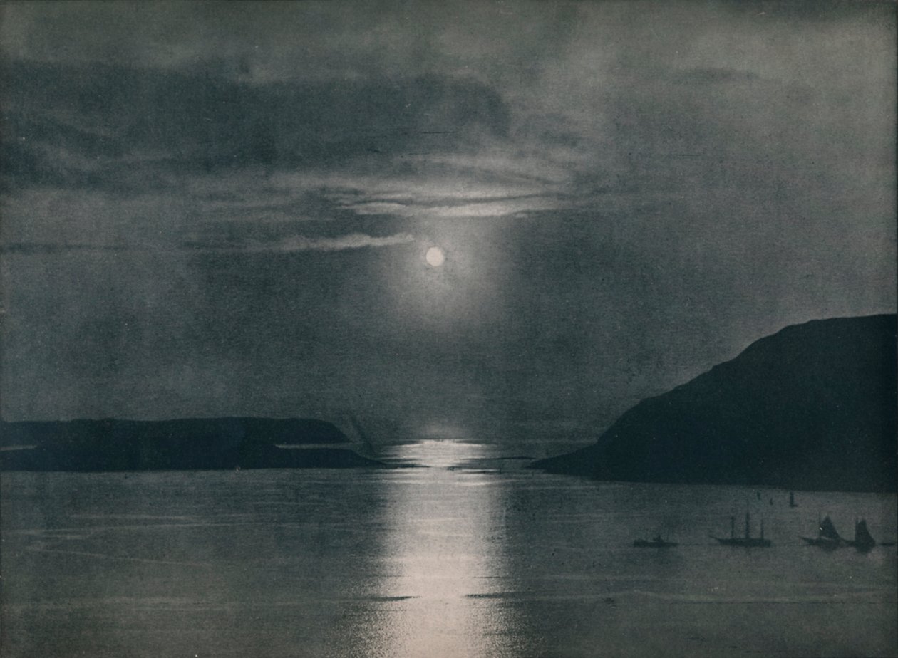 Midnatssol ved Hammerfest, 1914. af Unbekannt