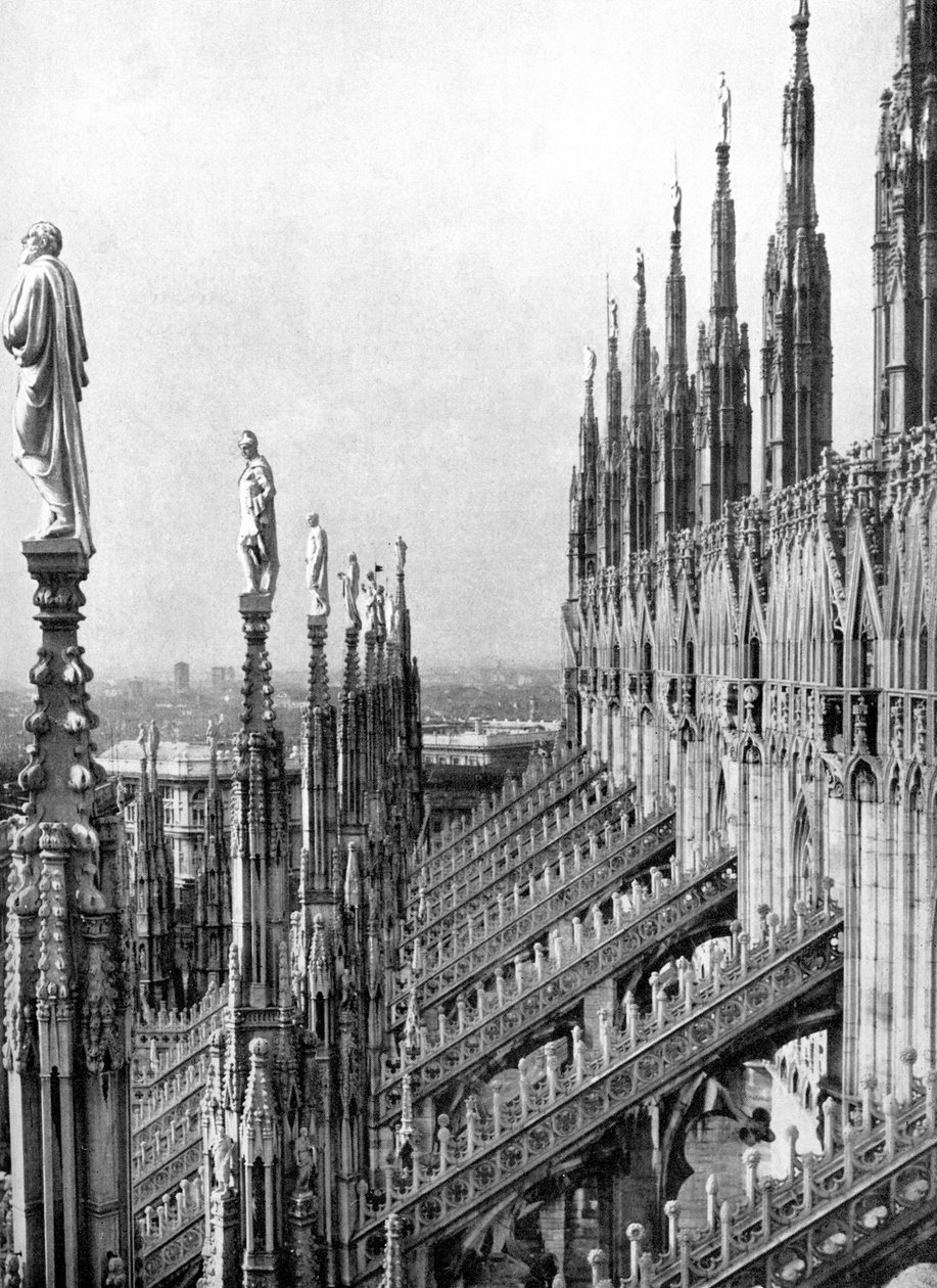 Katedralen i Milano, Italien, 1926 af Unbekannt
