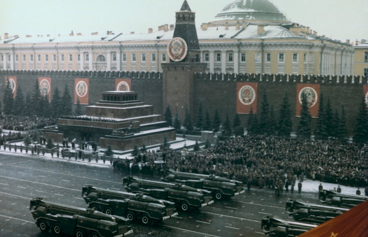 Militær anmeldelse, Den Røde Plads, Moskva, 1971 af Unbekannt