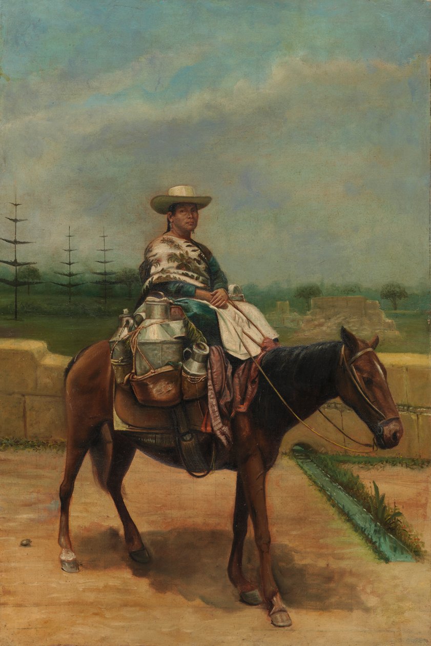 Mælkekvinde, ca. 1890-1892. af Unbekannt