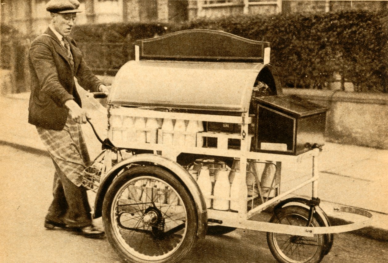 Mælkevogn, 1933. af Unbekannt