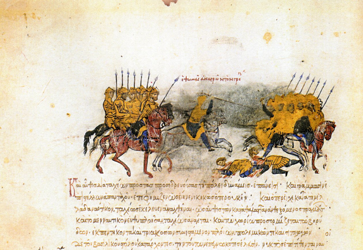 Miniature fra Madrid Skylitzes, 11.-12. århundrede af Unbekannt