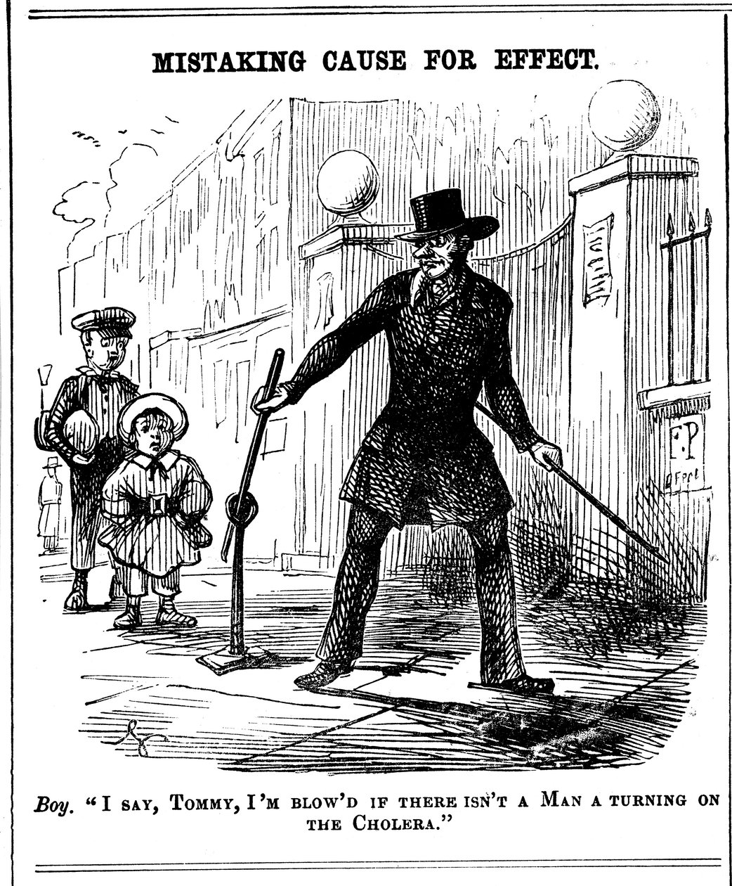 Mistaking Cause for Effect, 1849 af Unbekannt