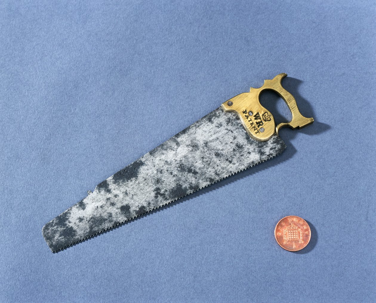 Model af en snedkerhåndsav, c1816 af Unbekannt
