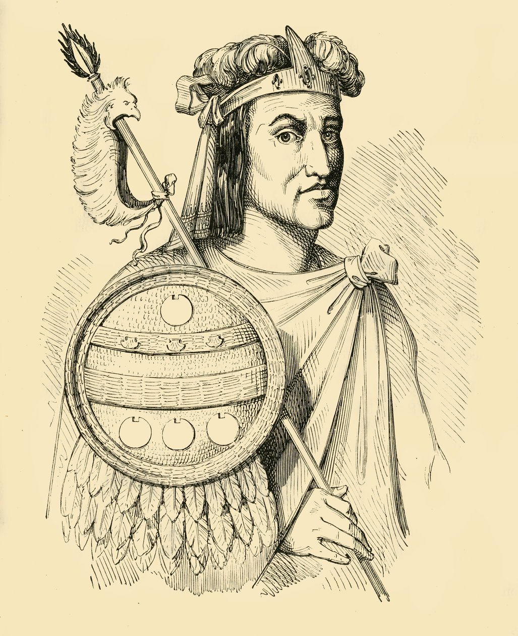 Montezuma, 15191-1520, 1890. af Unbekannt