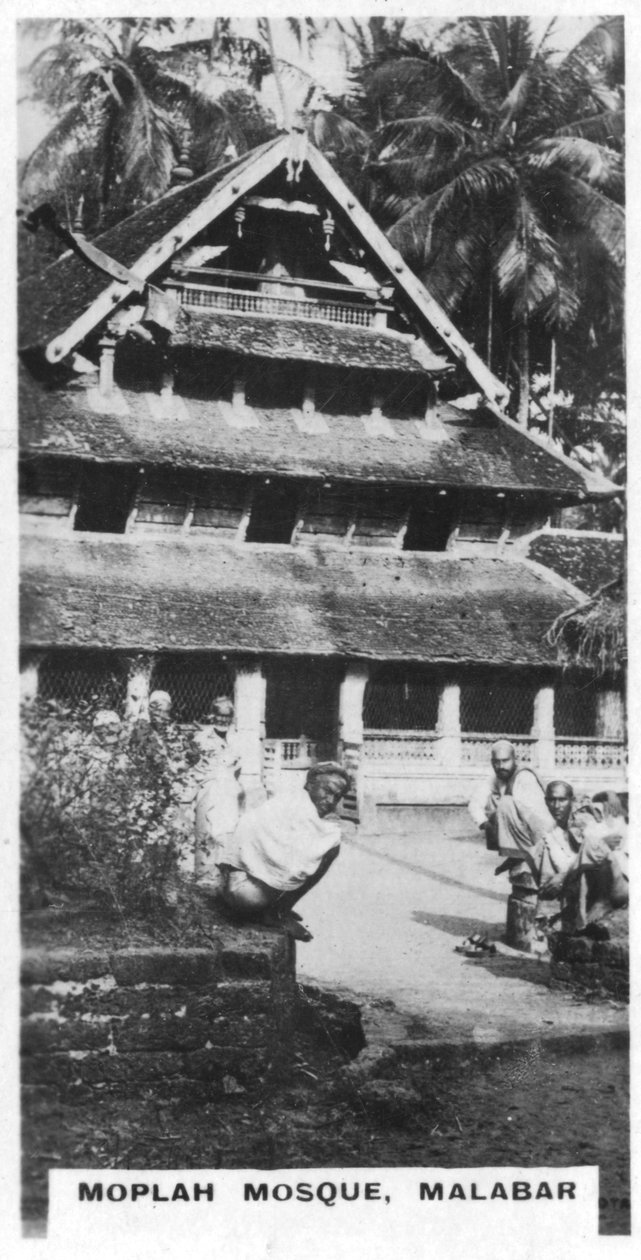 Moplah-moskeen, Malabar, Sydindien, c1925 af Unbekannt