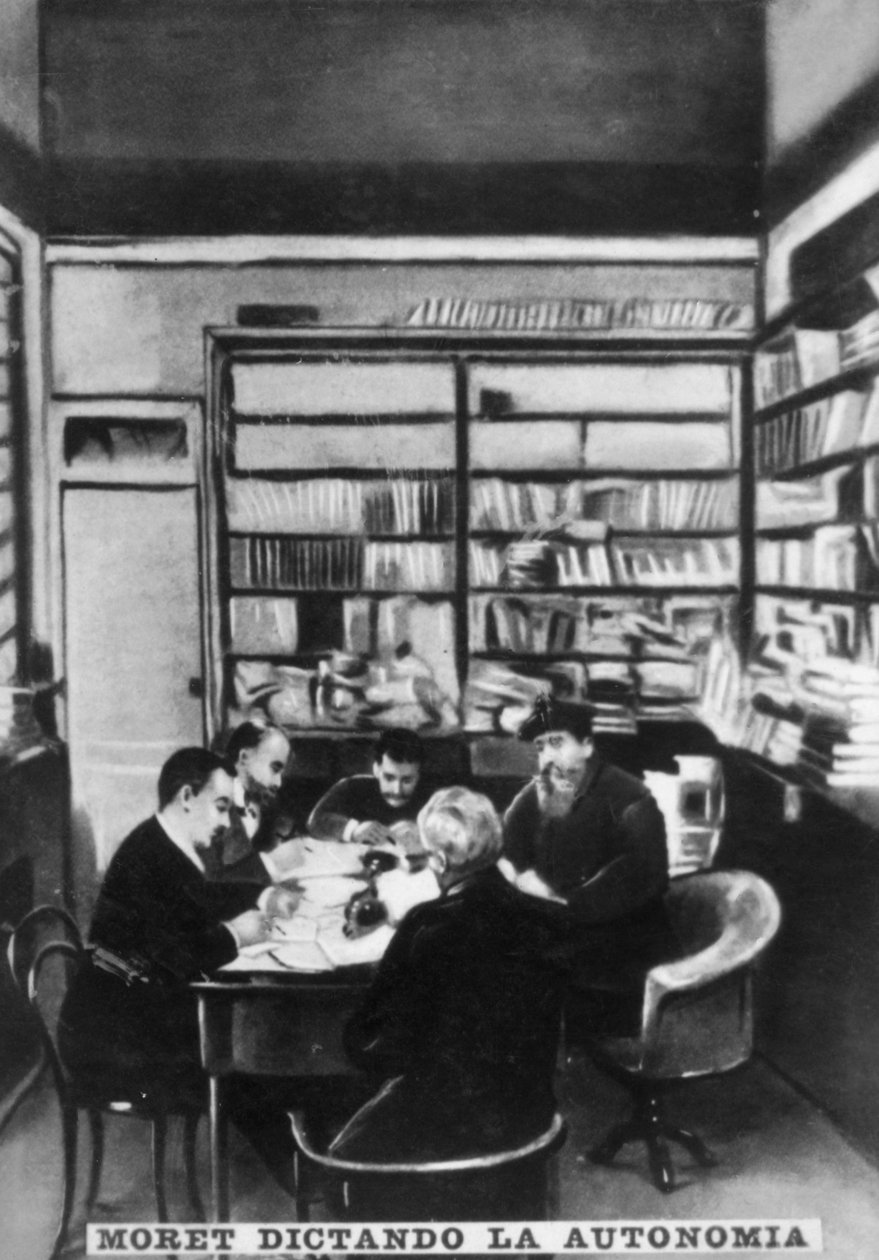 Moret dikterer autonomien, c1910 af Unbekannt