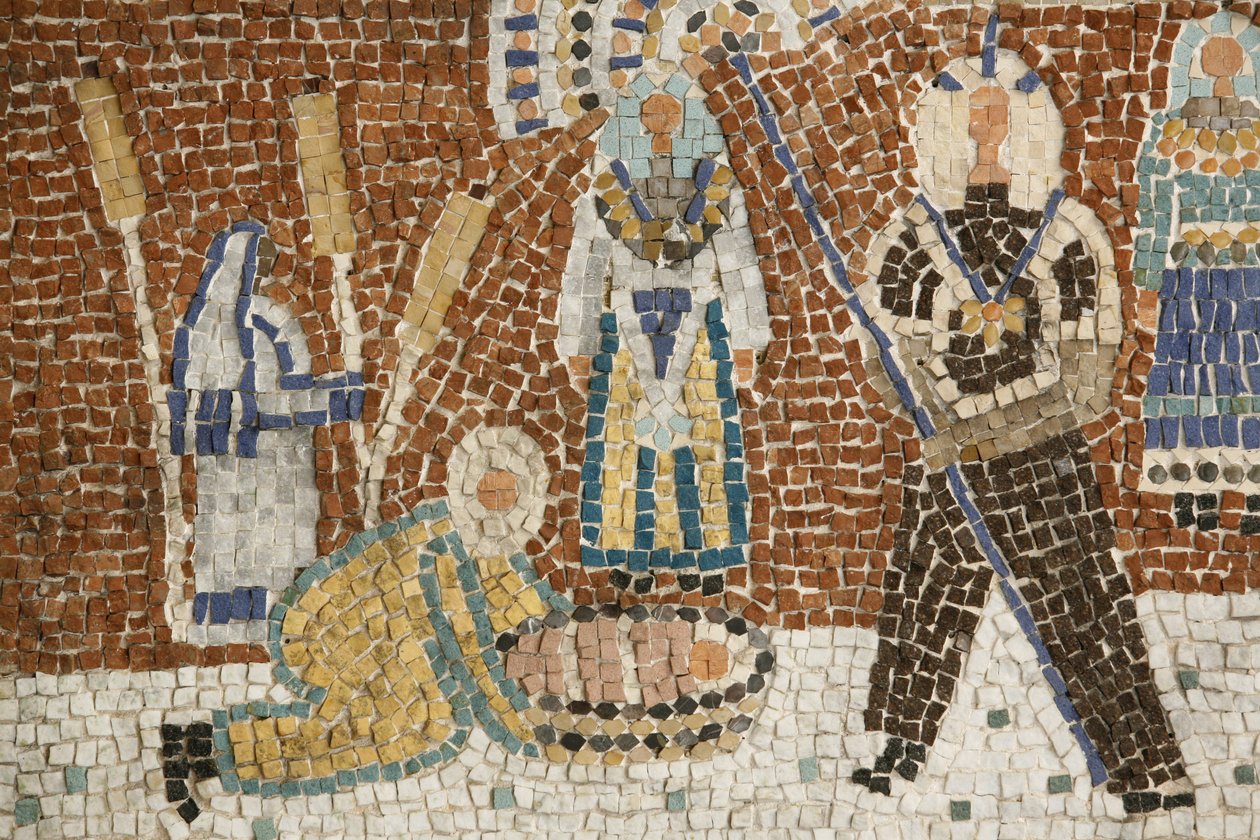 Mosaik, der viser Moses